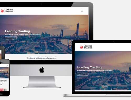 Website handelsorganisatie Leading Trading